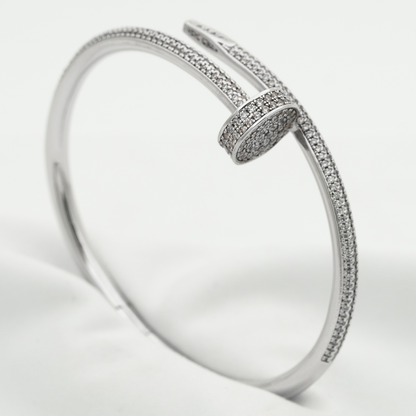 [✨ローズ💎]JUSTE ブレスレット 3.5MM オールダイヤモンド