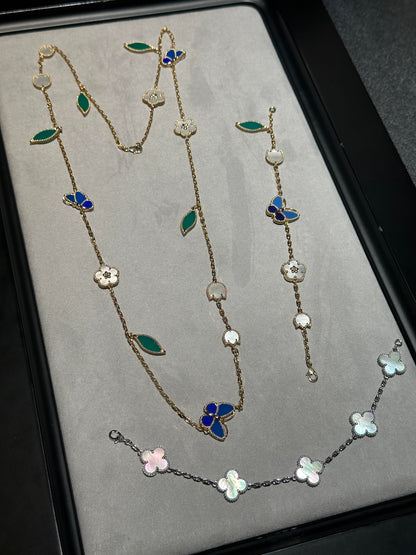 [✨Rose💎】26 NEW CLOVER 15 MOTIFS LUCKY NECKLACE