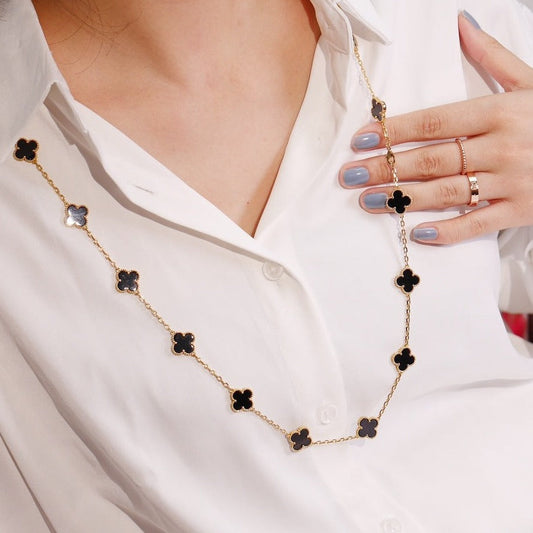 [✨Rose💎]TRÈFLE 20 MOTIFS ONYX OR ROSE
