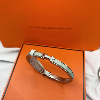 [✨Rose💎]BRACELET CLASSIQUE HM CLIC VERT 8MM ÉMAIL
