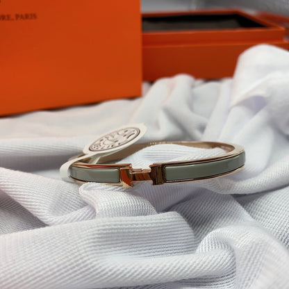 [✨Rose💎]BRACELET CLASSIQUE HM CLIC VERT 8MM ÉMAIL