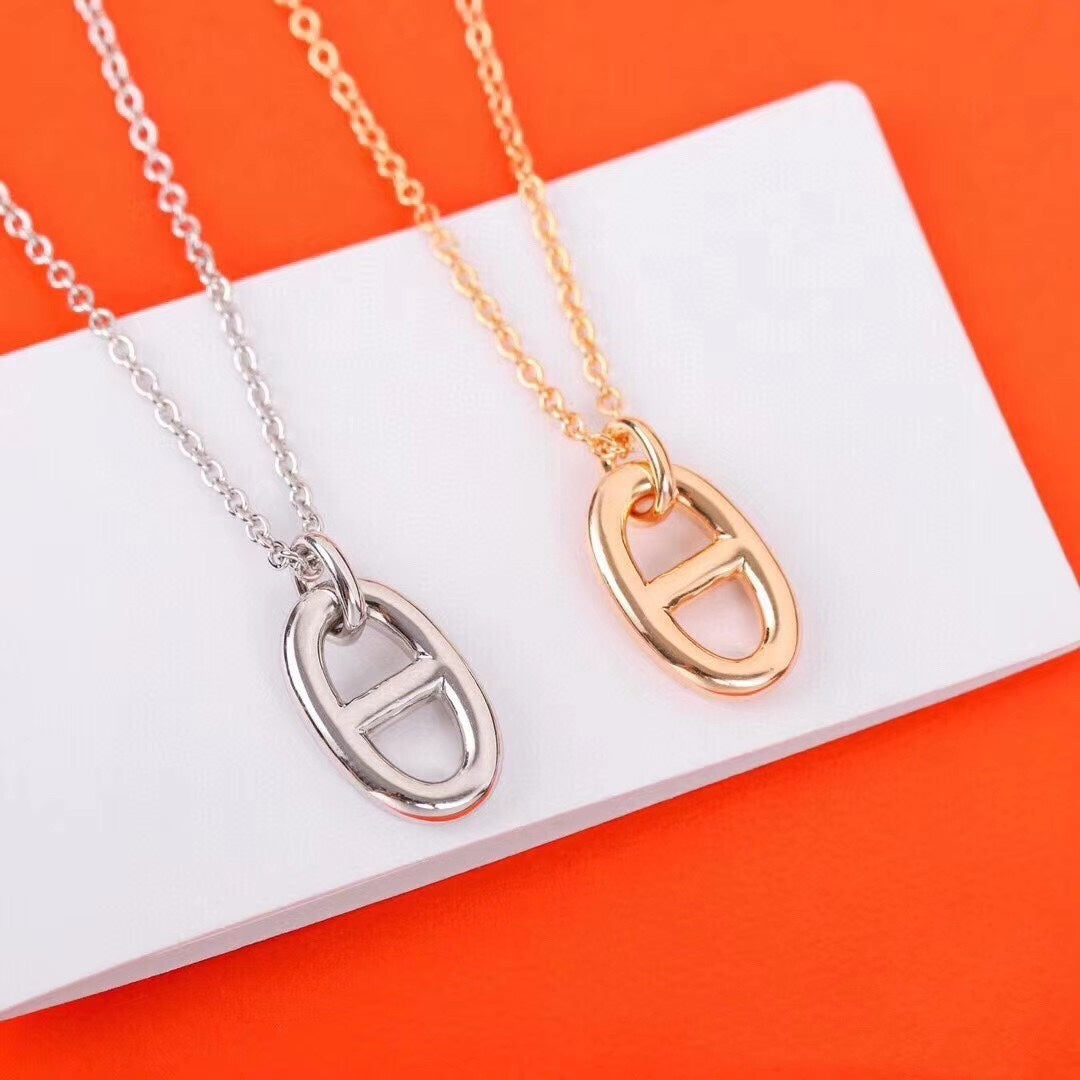 [✨Rose💎] COLLIER NEZ DE COCHON HM