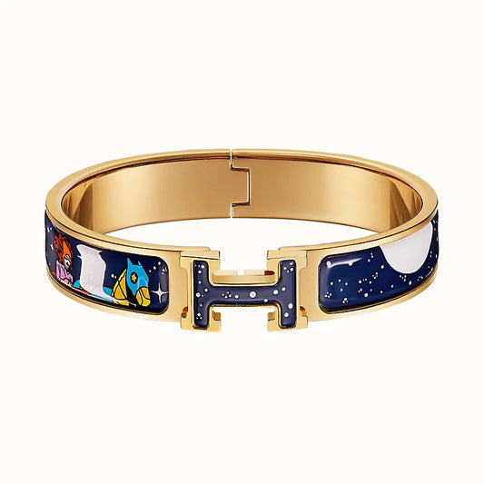 [✨Rose💎] BRACELET ÉTOILE ET LUNE H 12MM