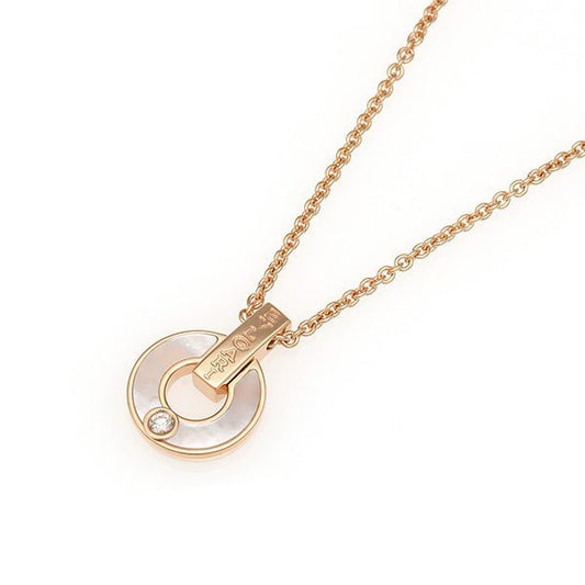 [✨Rose💎] COLLIER GARI NACRE OR ROSE