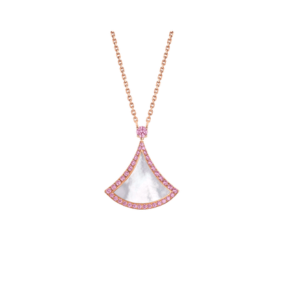 [✨Rose💎] COLLIER DE RÊVE NACRE DIAMANT ROSE