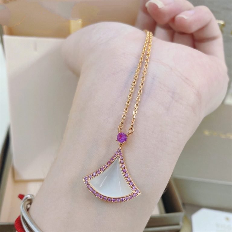 [✨Rose💎] COLLIER DE RÊVE NACRE DIAMANT ROSE