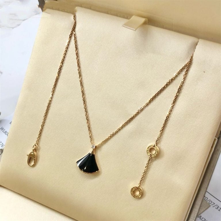 [✨Rose💎]DREAM NECKLACE ONYX 1 DIAMOND