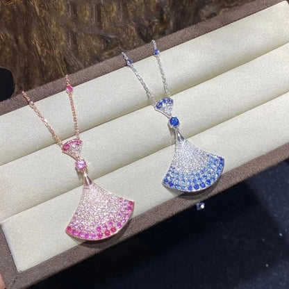 [✨Rose💎] COLLIER DE RÊVE DIAMANT OR ROSE