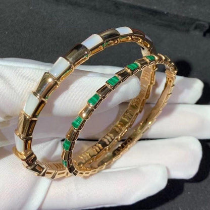 [✨Rose💎]BRACELET SERPENTI NACRE OR ROSE