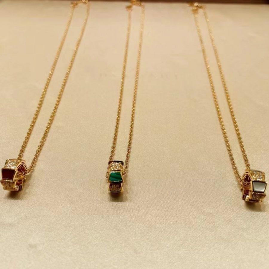 [✨Rose💎]COLLIER DIAMANT SERPENTI PÉDANT