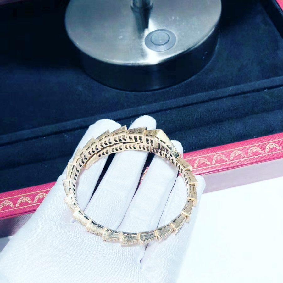 [✨Rose💎]SERPENTI BRACELET 8MM PINK GOLD DIAMOND