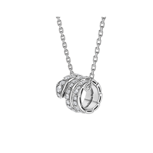 [✨Rose💎] COLLIER SERPENTI DOUBLE ANNEAU DIAMANT