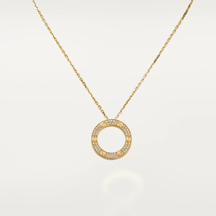 [✨Rose💎] COLLIER AMOUR RÉGLABLE OR ROSE 
