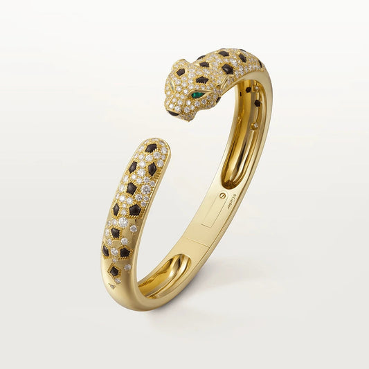 [✨Rose💎]PANTHERE GRAND BRACELET DIAMANTS