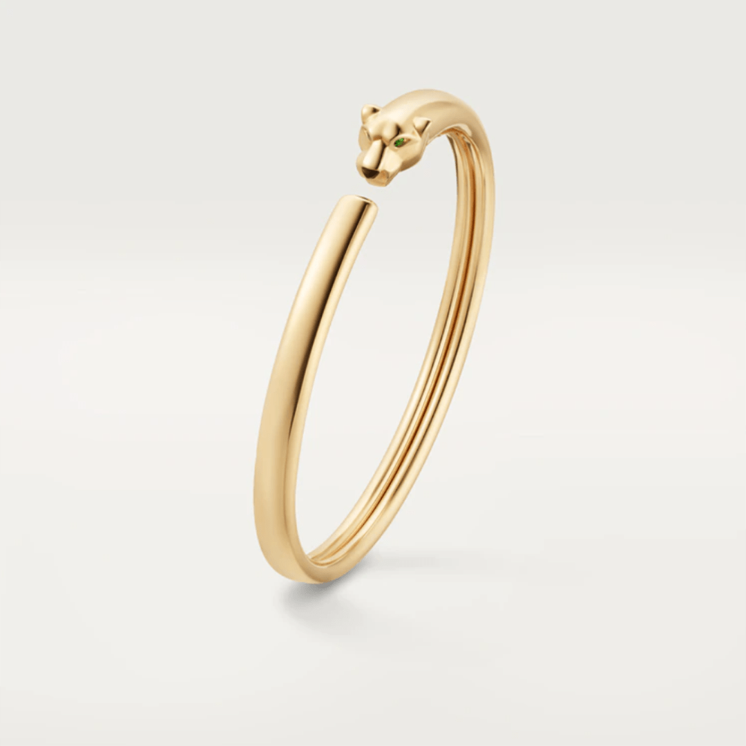 [✨Rose💎]BRACELET OUVERT EN OR PANTHÈRE