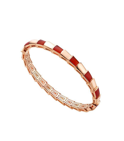 [✨Rose💎]BRACELET SERPENTI OR ROSE RUBELLITE
