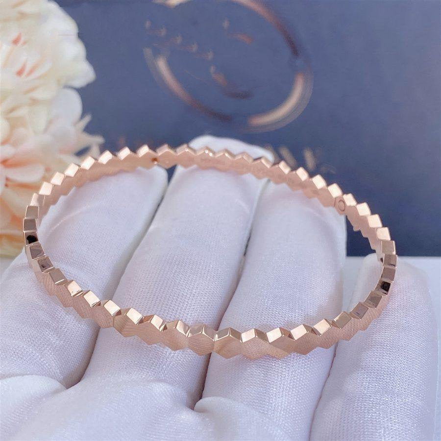 [✨Rose💎]BRACELET EN OR ROSE BEE LOVE