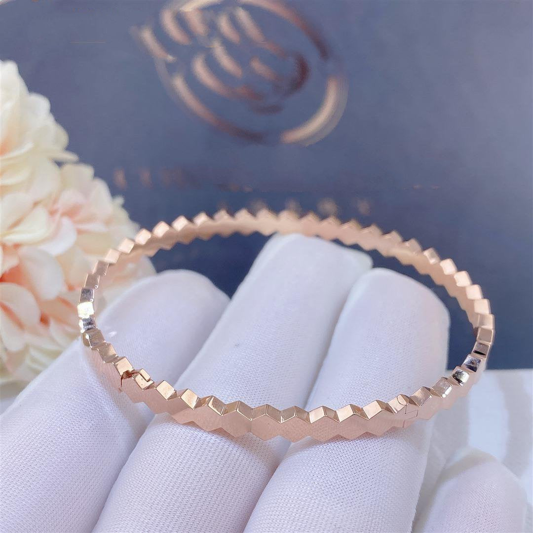 [✨Rose💎]BRACELET EN OR ROSE BEE LOVE