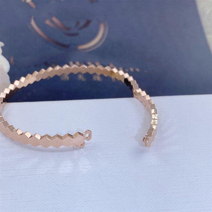 [✨Rose💎]BRACELET EN OR ROSE BEE LOVE