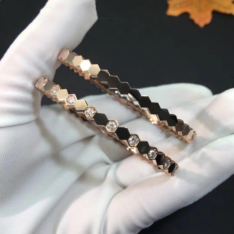 [✨Rose💎]BRACELET BEE LOVE OR ROSE DIAMANT 