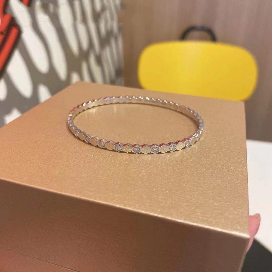 [✨Rose💎]BRACELET ARGENT DIAMANT BEE LOVE