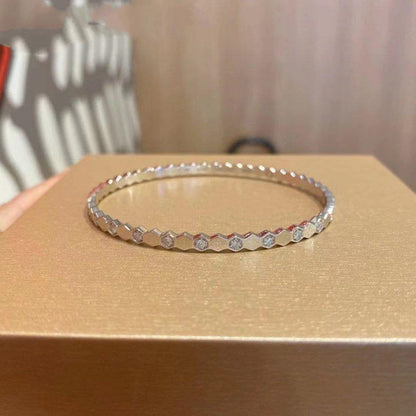 [✨Rose💎]BRACELET ARGENT DIAMANT BEE LOVE