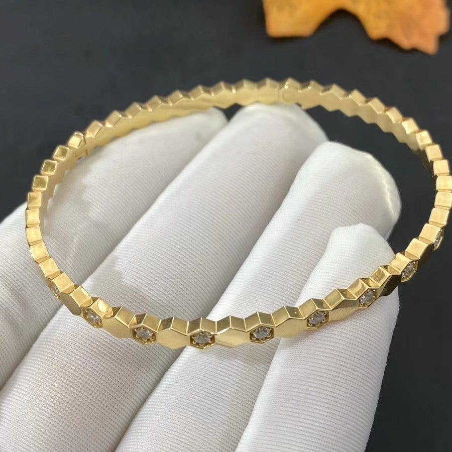 [✨Rose💎]BRACELET BEE LOVE OR DIAMANT 