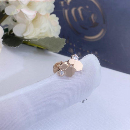 [✨Rose💎]BOUCLES D'OREILLES BEE LOVE OR ROSE DIAMANT