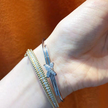 [✨Rose💎]JEUX DE BRACELET ARGENT DIAMANTS