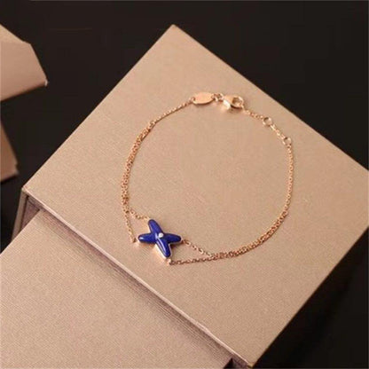 [✨Rose💎]Bague creuse en forme de trèfle à quatre feuilles
