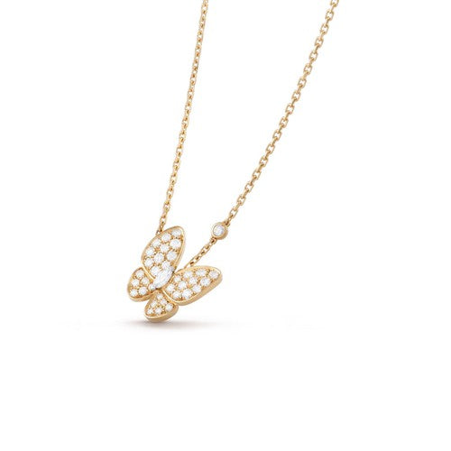 [✨Rose💎] COLLIER PAPILLON DIAMANT