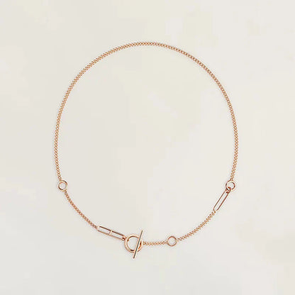 [✨Rose💎]HM STERLING CHAINE D'ANCRE COEUR