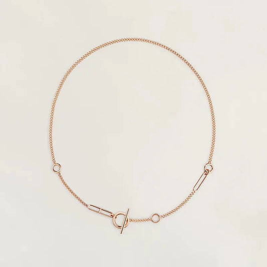 [✨Rose💎]HM STERLING CHAINE D'ANCRE COEUR