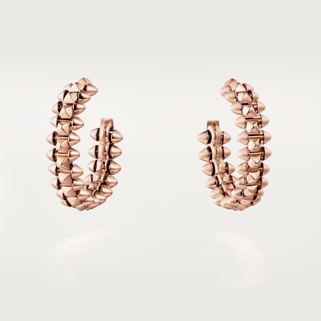 [✨Rose💎]CLASH PETITES BOUCLES D'OREILLES CRÉOLES