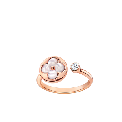 [✨Rose💎]BAGUE SUN 1 DIAMANT ROSE