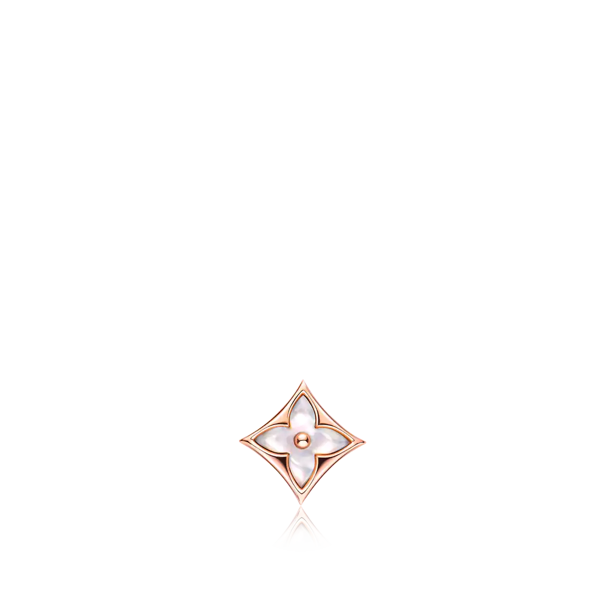 [✨Rose💎]STAR MOP PINK GOLD EARRINGS