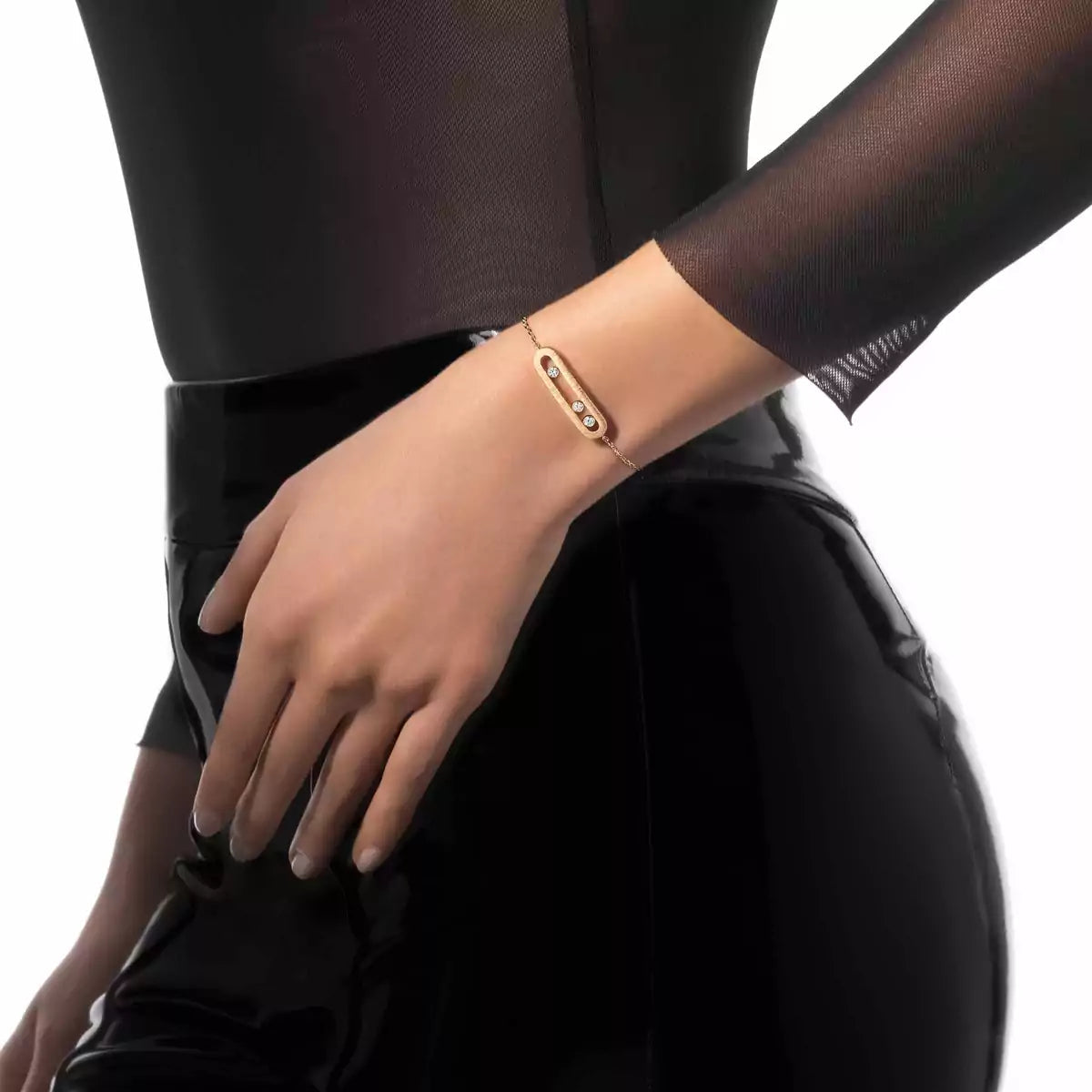 [✨Rose💎]Move Classique Cisel茅 bracelet