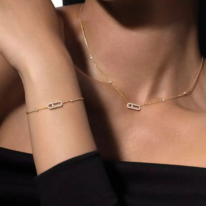 [LUX✨Rose💎ve Uno Necklace