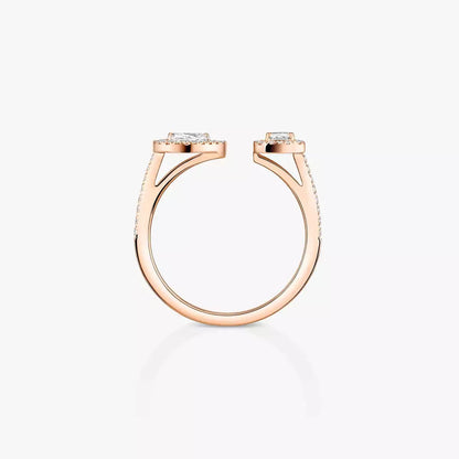 [✨Rose💎]My Twin Toi Gold Diamond Ring