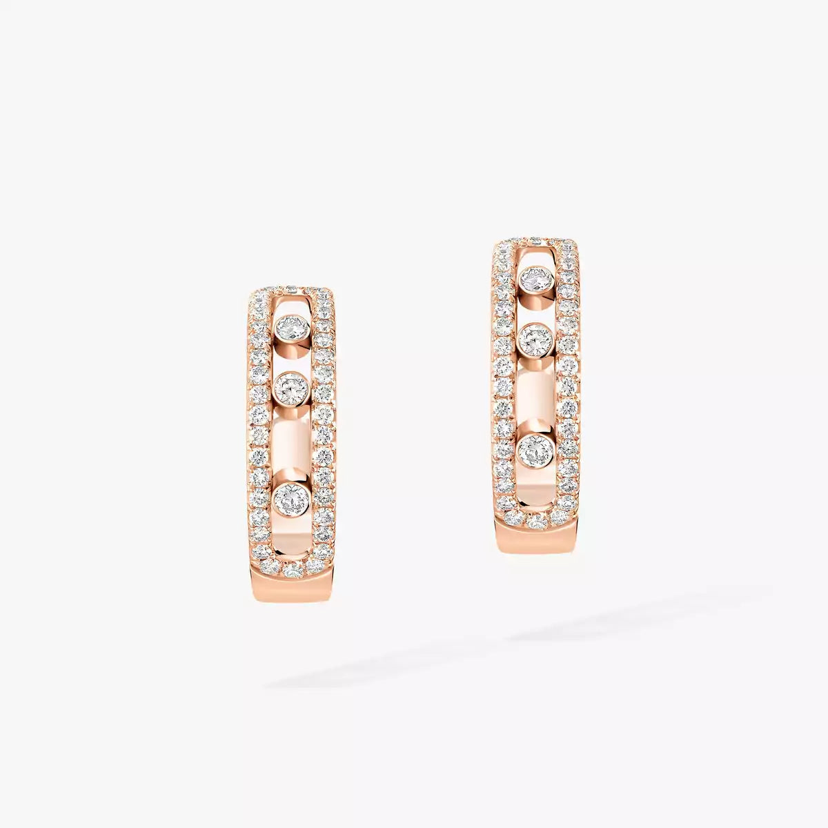 [✨Rose💎]Diamond Pave_ Hoop Earrings Move