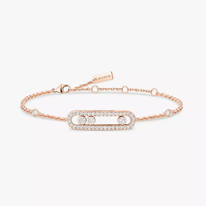 [✨Rose💎]Pave Baby Move Diamond Bracelet