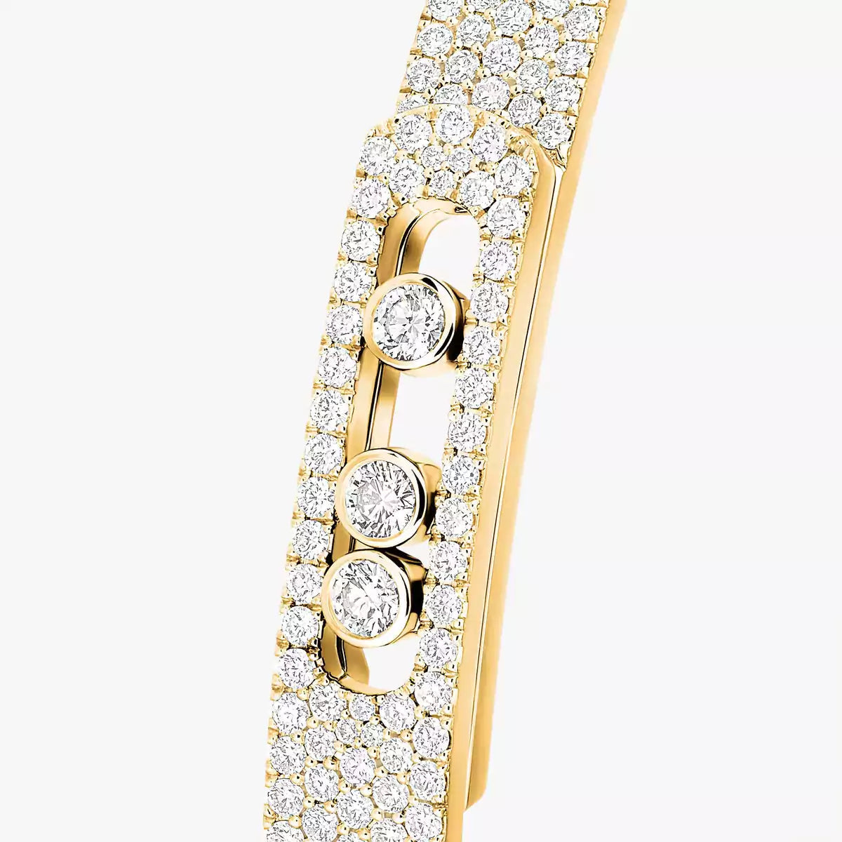 [✨Rose💎]Move Noa Full Pav茅 Diamond Bangle Bracelet