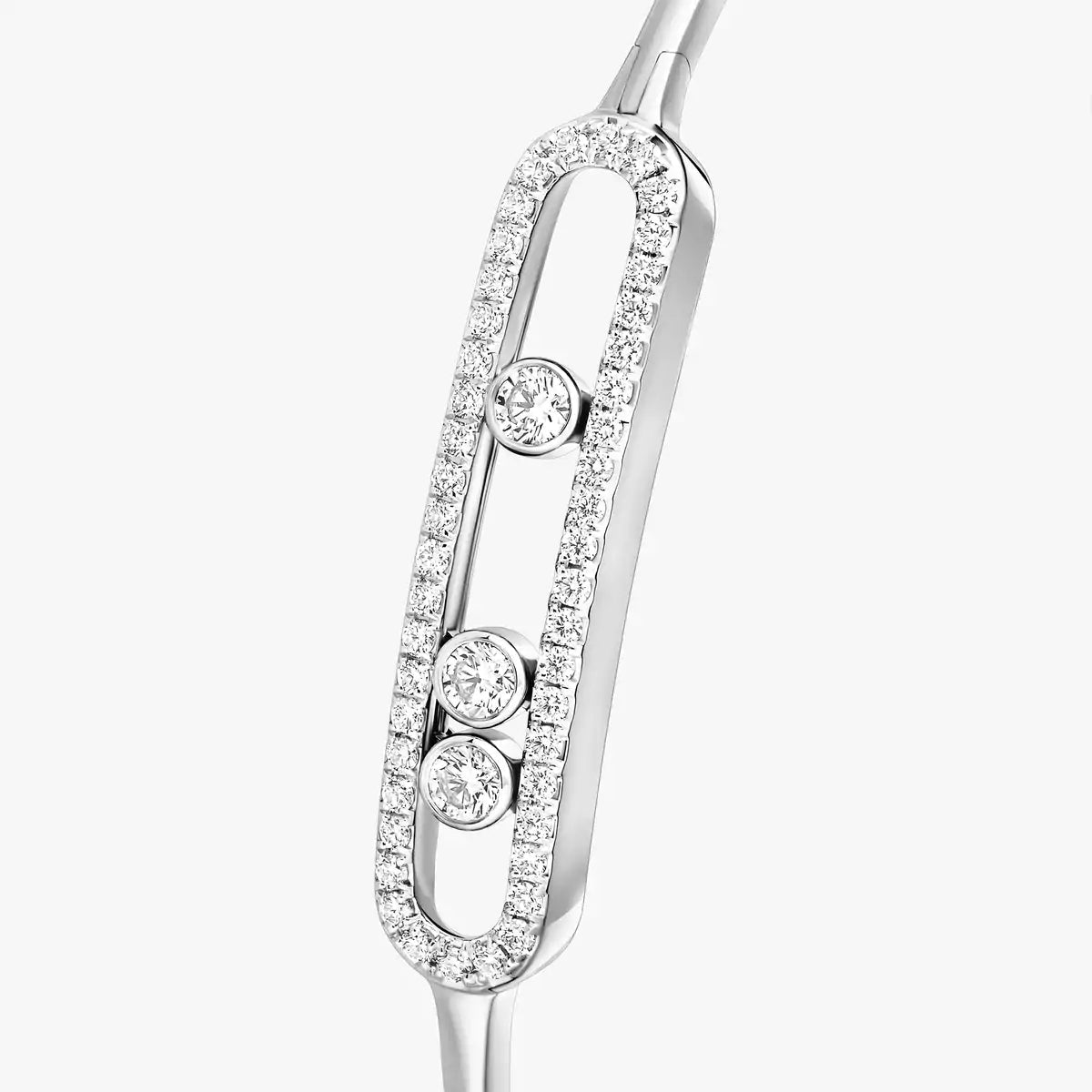 [✨Rose💎]Move Pav茅 Diamond Bangle Bracelet M