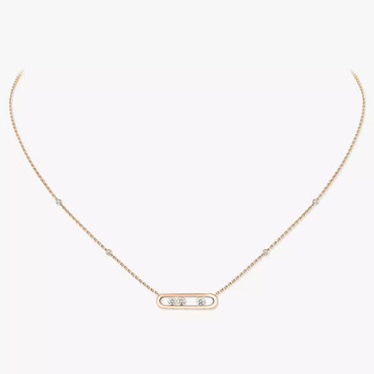 [✨Rose💎] Baby Move Gold Diamond Necklace