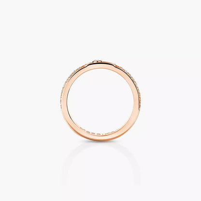 [✨Rose💎]Move Joaillerie Pave_ Diamond Wedding Ring