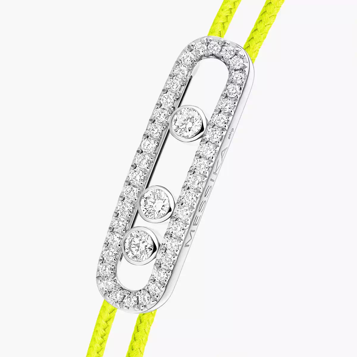 [✨Rose💎]Messika Care(s) pink cord pav茅 bracelet