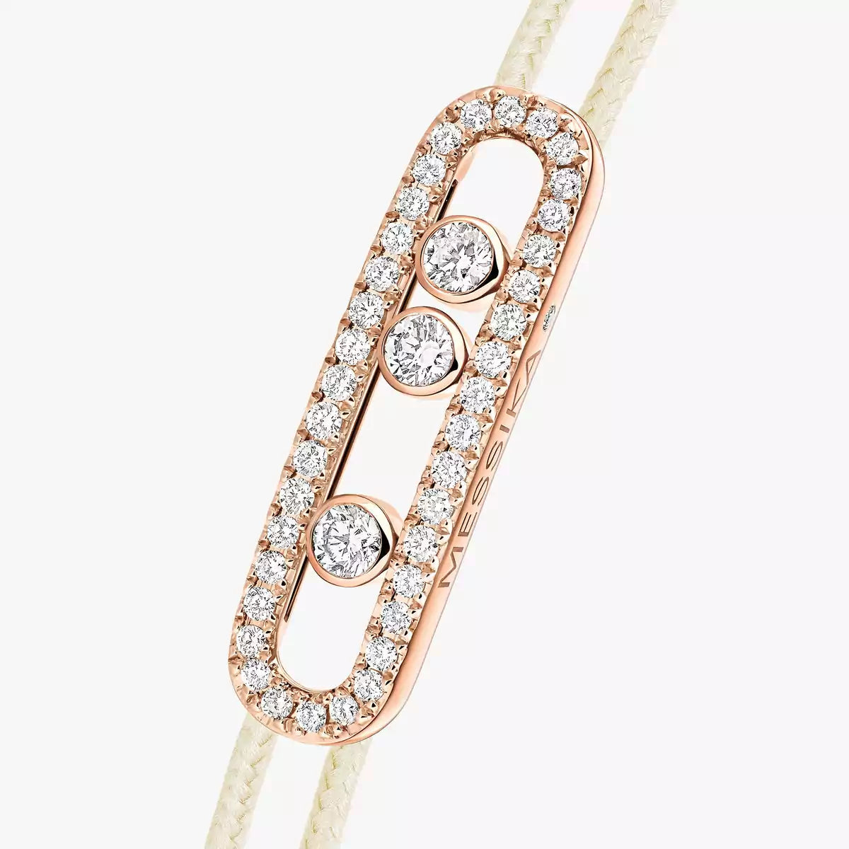 [✨Rose💎]MK Care(s) pink cord pave bracelet