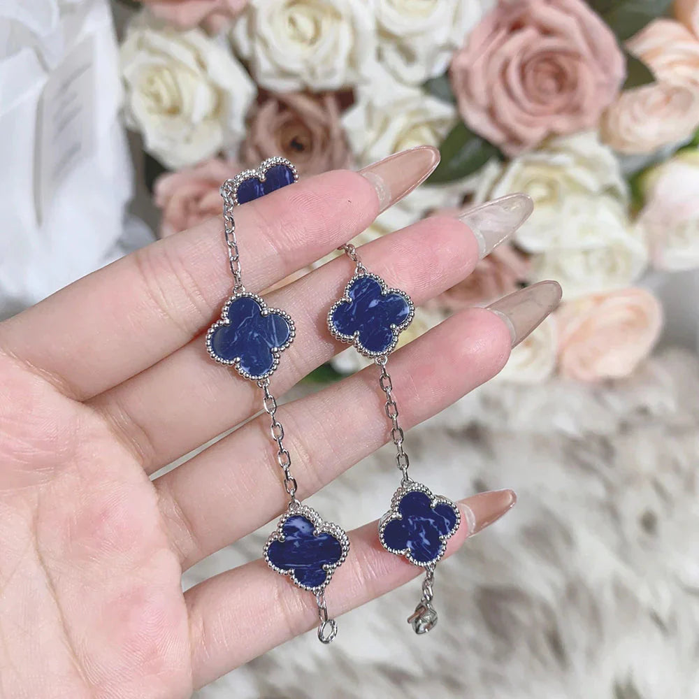 [✨Rose💎]CLOVER 5 MOTIF PIETERSITE BRACELET COLLECTION