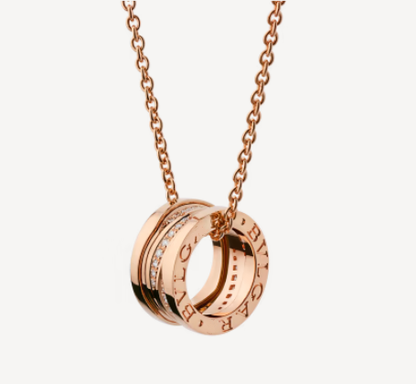 [✨Rose💎] COLLIER DIAMANT OR ROSE ZÉRO 1