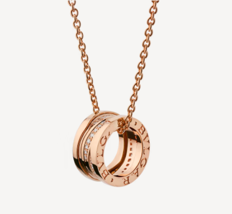 [✨Rose💎] COLLIER DIAMANT OR ROSE ZÉRO 1